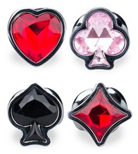 Laden Sie das Bild in den Galerie-Viewer, Analplug mit 4 austauschbaren Schmucksteinen Symbols