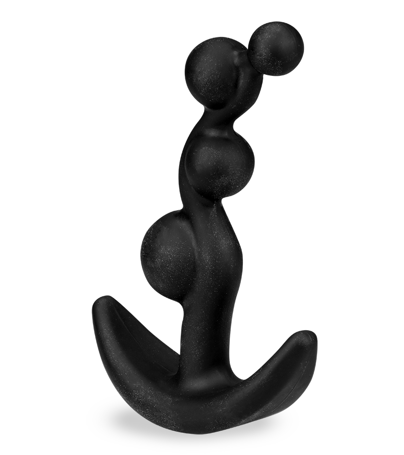 Analplug mit Ankergriff und 4 Kugeln