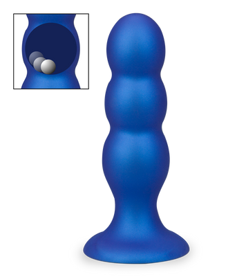 Analplug mit Kugeln und Saugfuß Ruthy