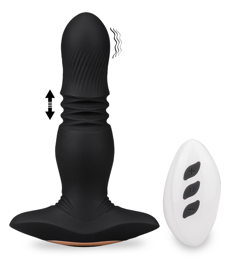 Analplug mit Stoßfunktion Heïker