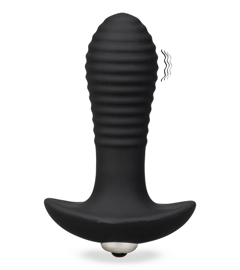 Analplug mit Vibration Spiral