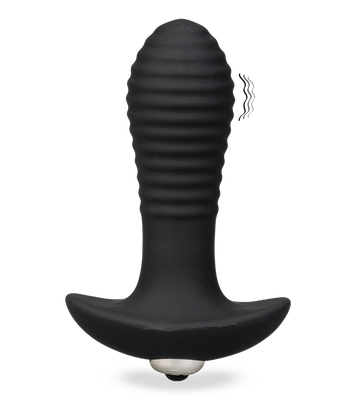 Analplug mit Vibration Spiral