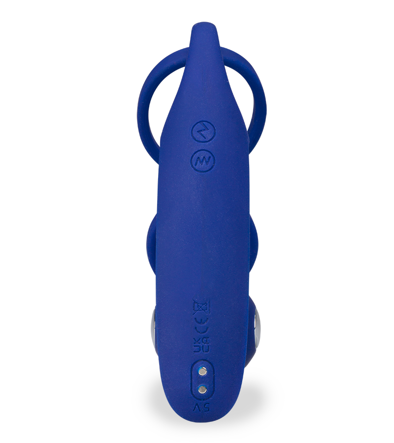 Analplug mit Vibration und Estim und Cockring Fever