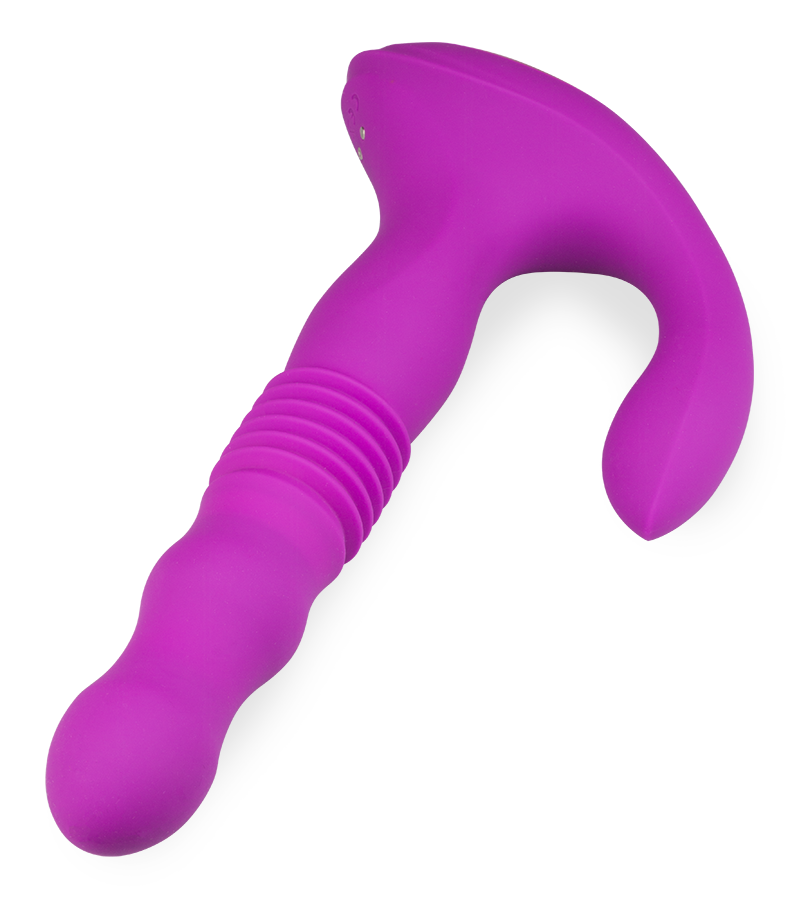 Analplug mit Vibration und Stoßfunktion Finn