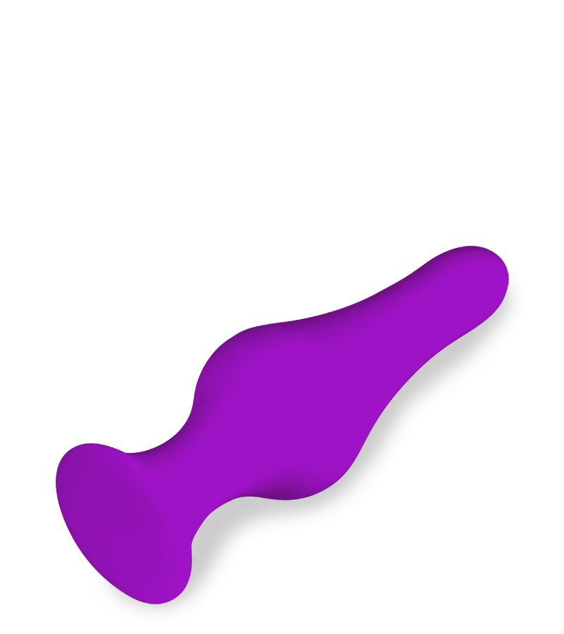 Analstöpsel mit Saugfuß Flame