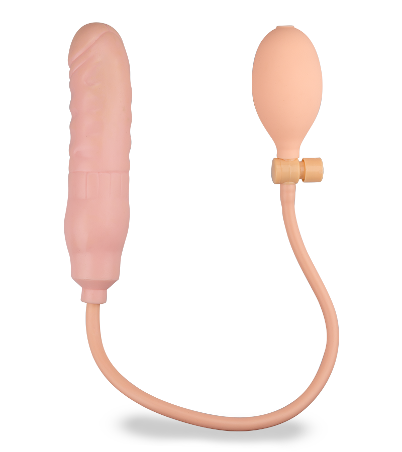 Aufblasbarer Analdildo mit Handpumpe