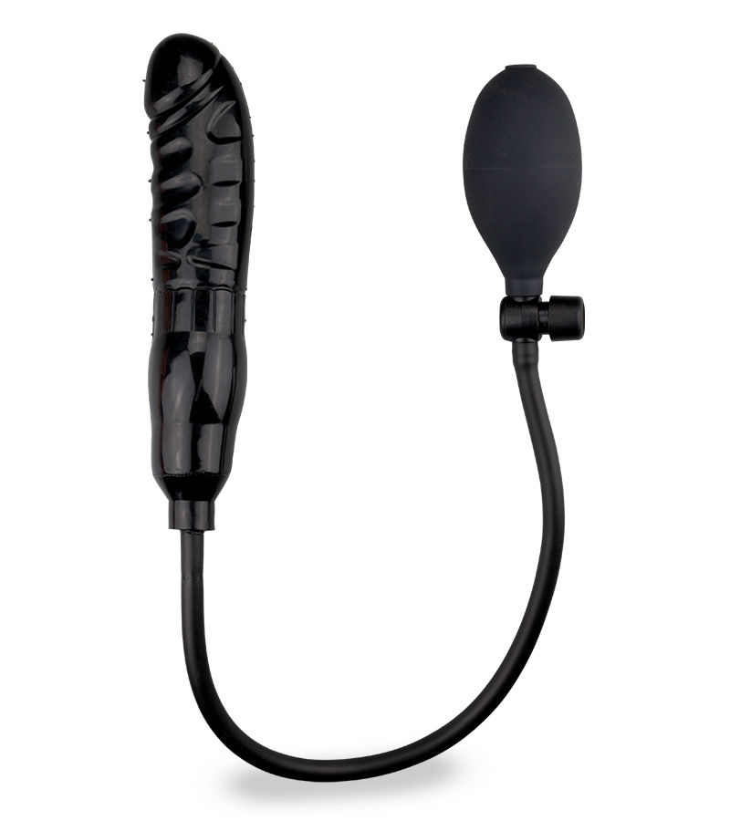 Aufblasbarer Analdildo mit Handpumpe