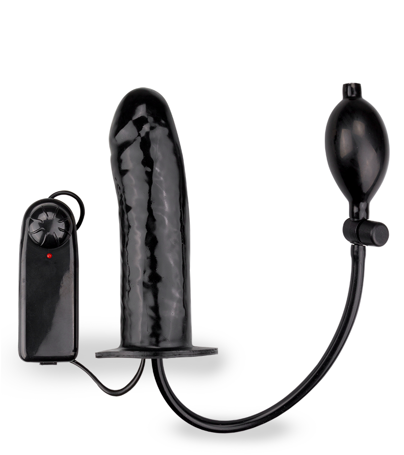 Aufblasbarer Dildo-Vibrator