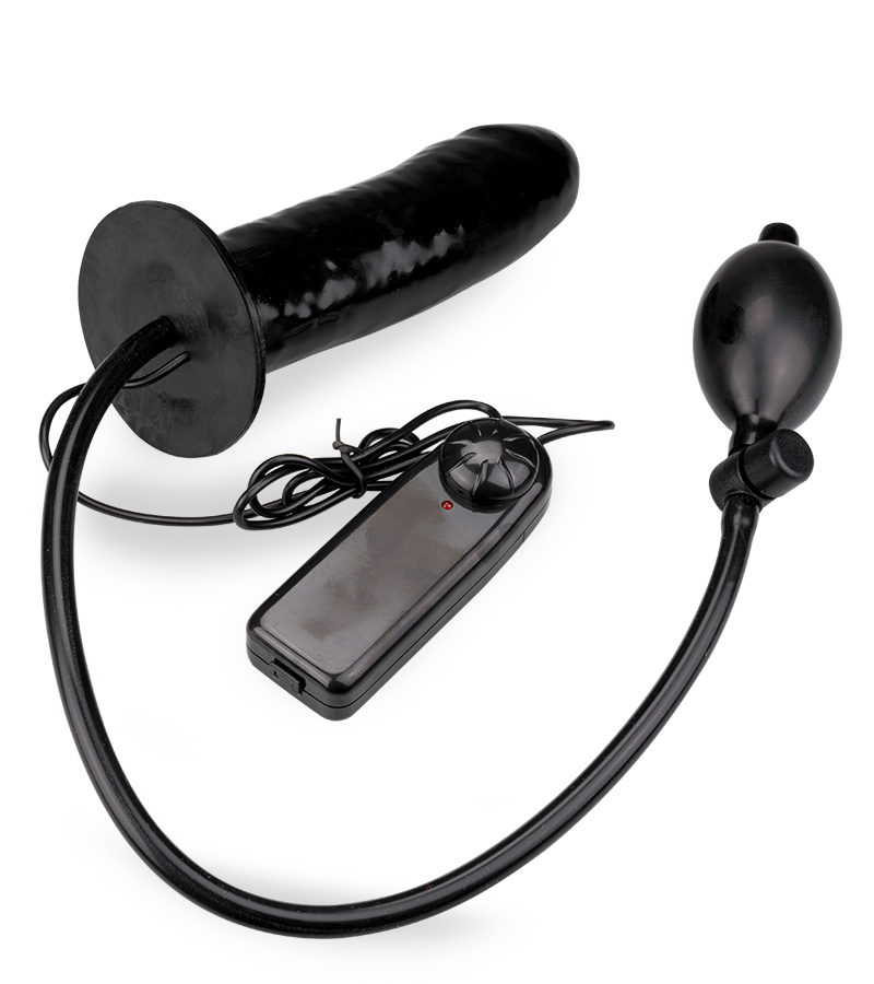 Aufblasbarer Dildo-Vibrator