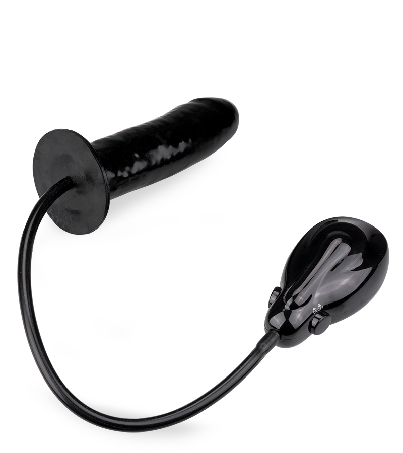 Aufblasbarer Dildo-Vibrator mit automatischer Pumpe
