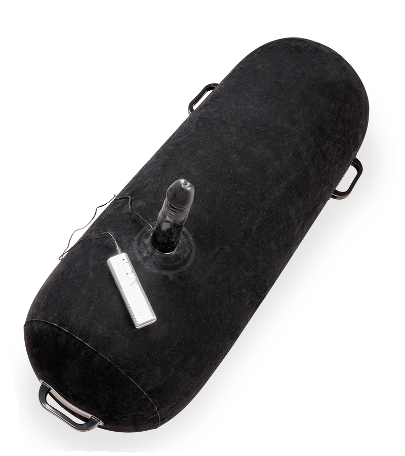 Aufblasbares Sexkissen mit Dildovibrator Easy Ride