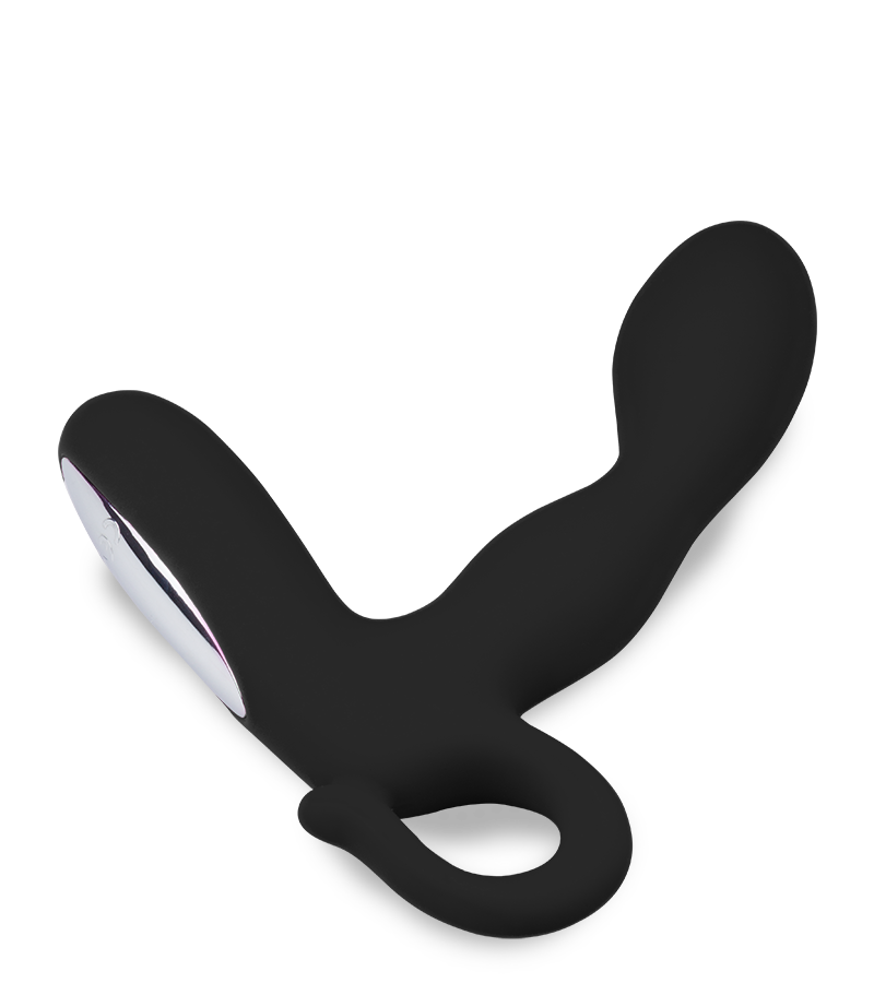 Aufladbarer Prostata-Vibrator in Schwarz, 30 Modi