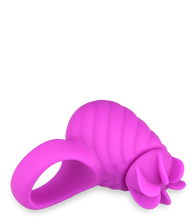 Laden Sie das Bild in den Galerie-Viewer, Aufladbarer Silikon-Penisring mit rotierenden Lamellen