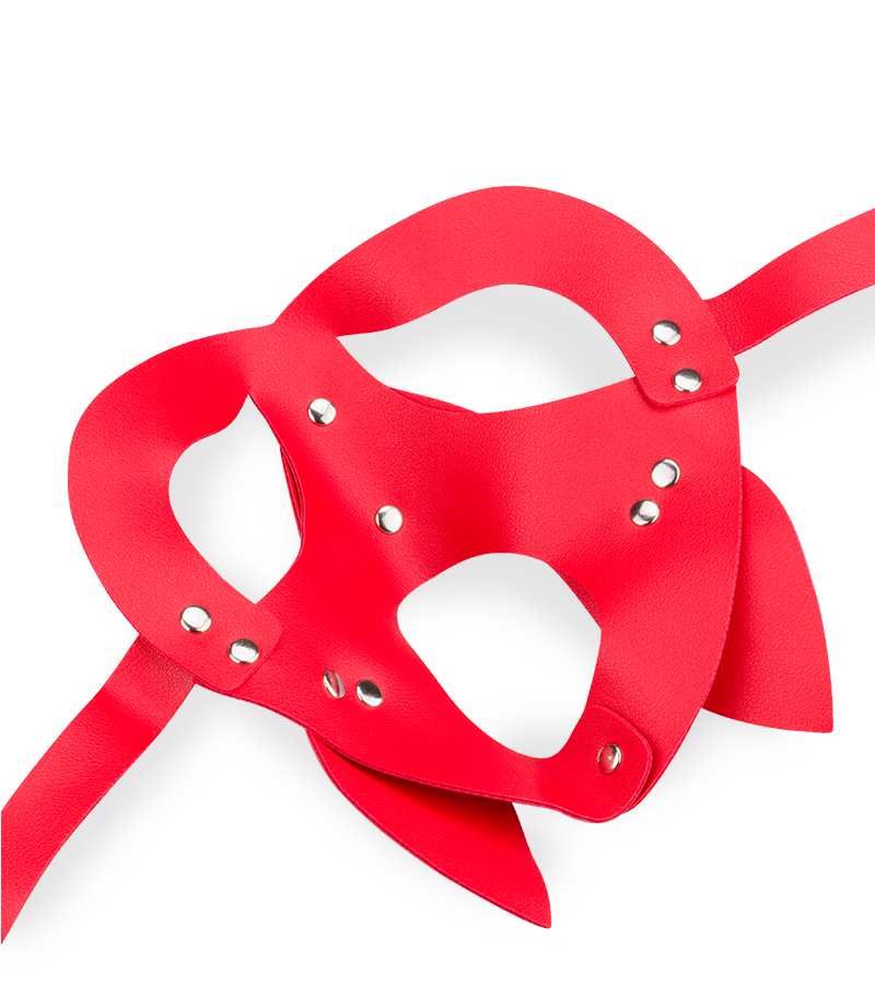 Augenmaske aus Kunstleder Wildcat