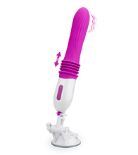 Laden Sie das Bild in den Galerie-Viewer, Automatischer Stoßdildo mit Vibration und Saugfuß