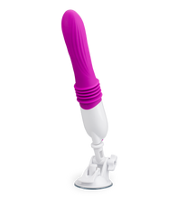 Laden Sie das Bild in den Galerie-Viewer, Automatischer Stoßdildo mit Vibration und Saugfuß