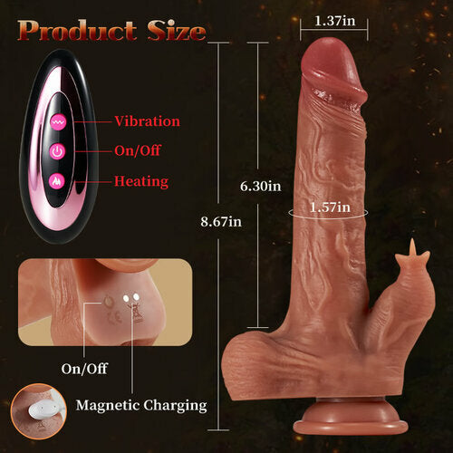 Simulation Penis Wireless Zunge lecken Schaukel Vibration Sexspielzeug für Erwachsene