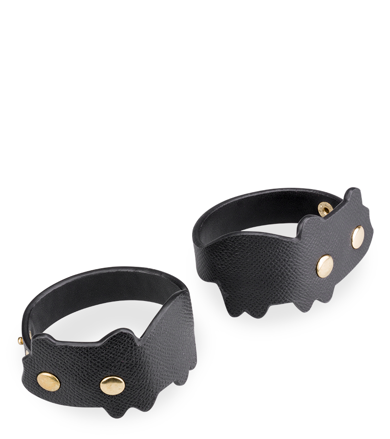BDSM-Armbänder aus Kunstleder Katze
