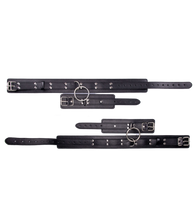 Laden Sie das Bild in den Galerie-Viewer, BDSM-Fesseln für Oberschenkel und Handgelenke