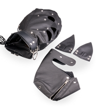 Laden Sie das Bild in den Galerie-Viewer, BDSM-Hundemaske Dobermann für Puppy Play