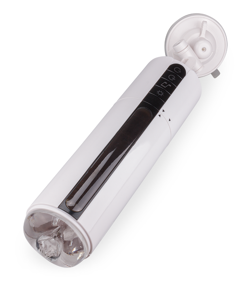 Beheizbarer Saug-Masturbator mit Audiofunktion