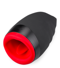 Laden Sie das Bild in den Galerie-Viewer, Beheizbarer Vibrationsmasturbator mit Blowjob-Mund