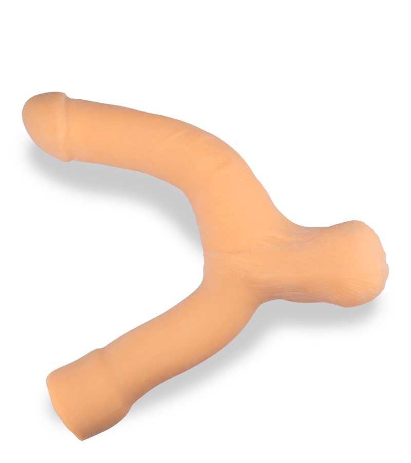 Biegbarer Dildo mit Griff Harry