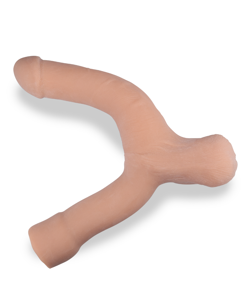 Biegbarer Dildo mit Griff Harry