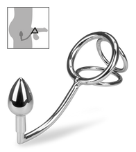 Laden Sie das Bild in den Galerie-Viewer, Bondage-Haken mit Dreifach-Cockring Bondy