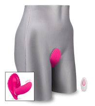 Laden Sie das Bild in den Galerie-Viewer, Butterfly-Vibrator in Muschelform mit Innendildo