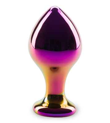 Buttplug aus Glas Chrome