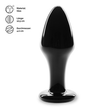 Laden Sie das Bild in den Galerie-Viewer, Buttplug aus Glas Panther