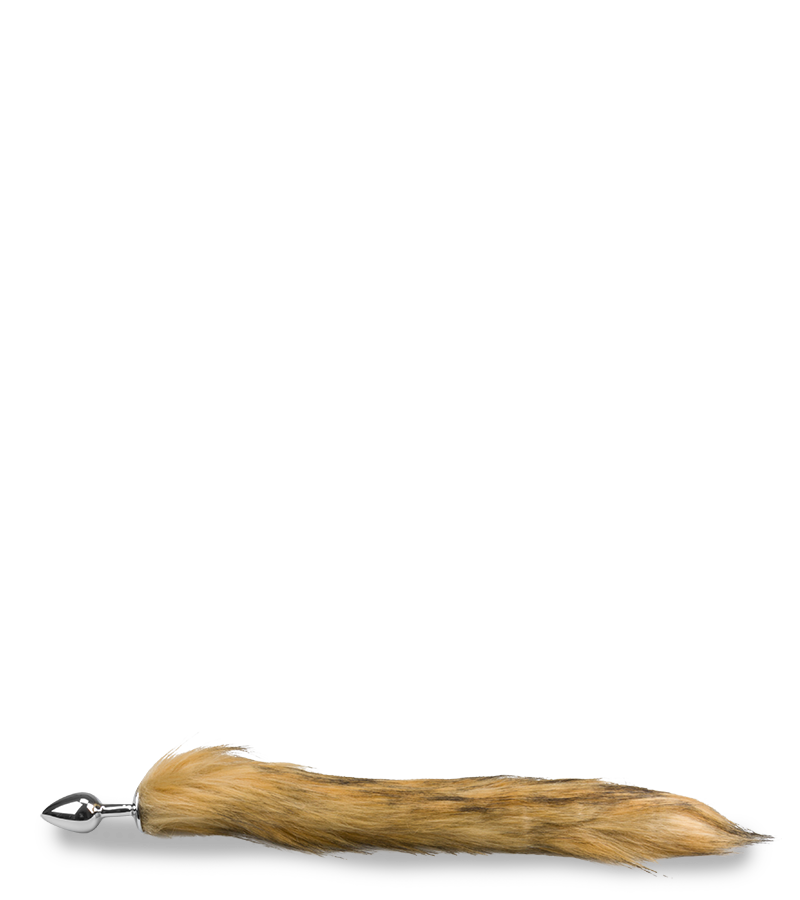 Buttplug mit Fuchsschwanz aus Kunstfell