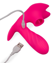 Laden Sie das Bild in den Galerie-Viewer, Cunnilingus-Sextoy mit Heizdildo