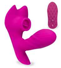 Laden Sie das Bild in den Galerie-Viewer, Cunnilingus-Sextoy mit Heizdildo