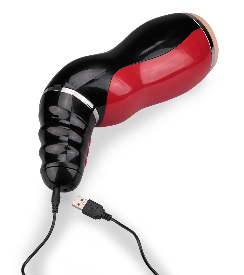 Deepthroat-Masturbator mit Vibration