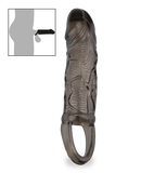 Dehnbare Penishülle mit Hodenring