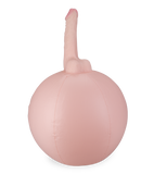 Dildo auf aufblasbarem Kissen