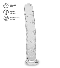 Laden Sie das Bild in den Galerie-Viewer, Dildo aus Glas Icey