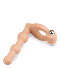 Laden Sie das Bild in den Galerie-Viewer, Dildo mit Kugelschaft und Penisring