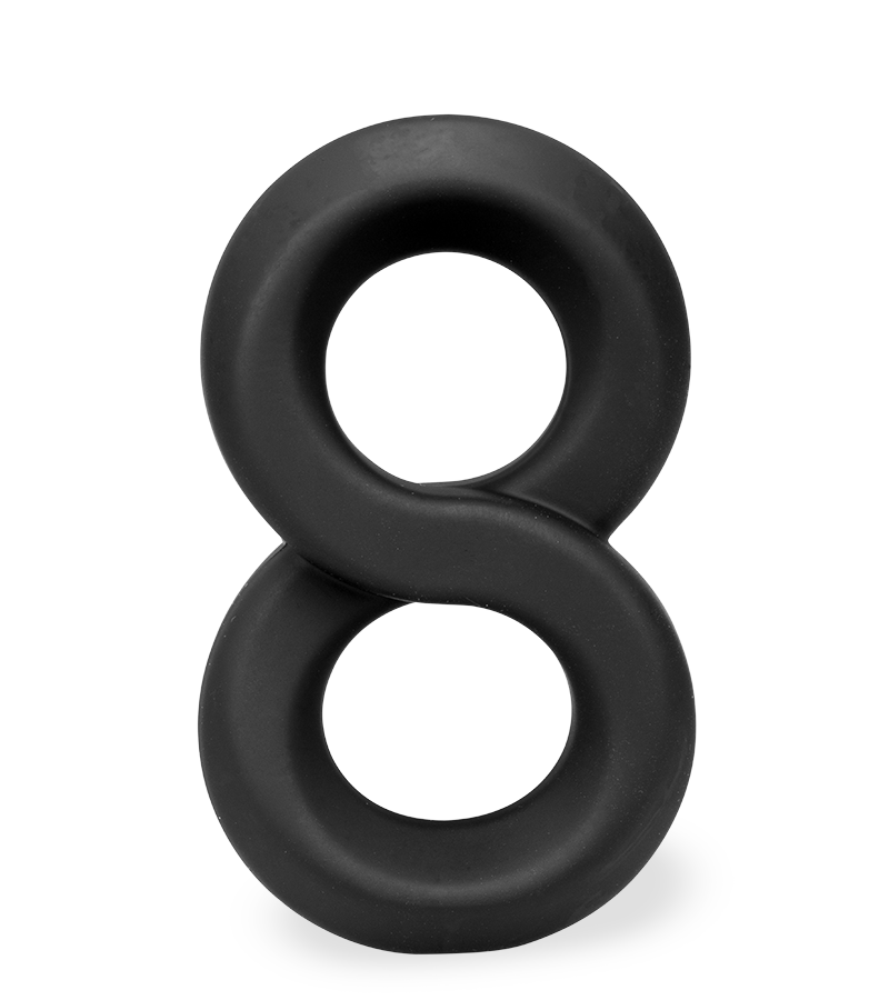 Doppel-Cockring aus medizinischem Silikon Julo