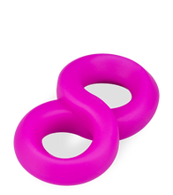 Laden Sie das Bild in den Galerie-Viewer, Doppel-Cockring aus medizinischem Silikon Julo