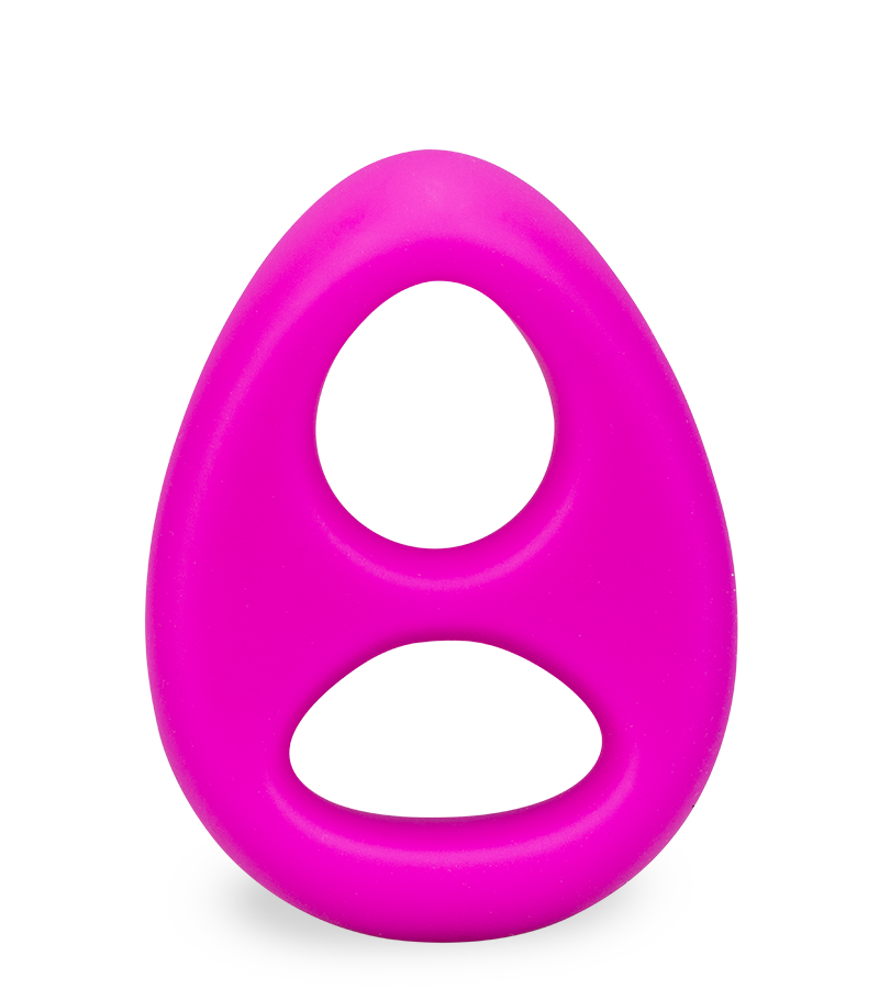 Doppel-Cockring aus medizinischem Silikon Noot