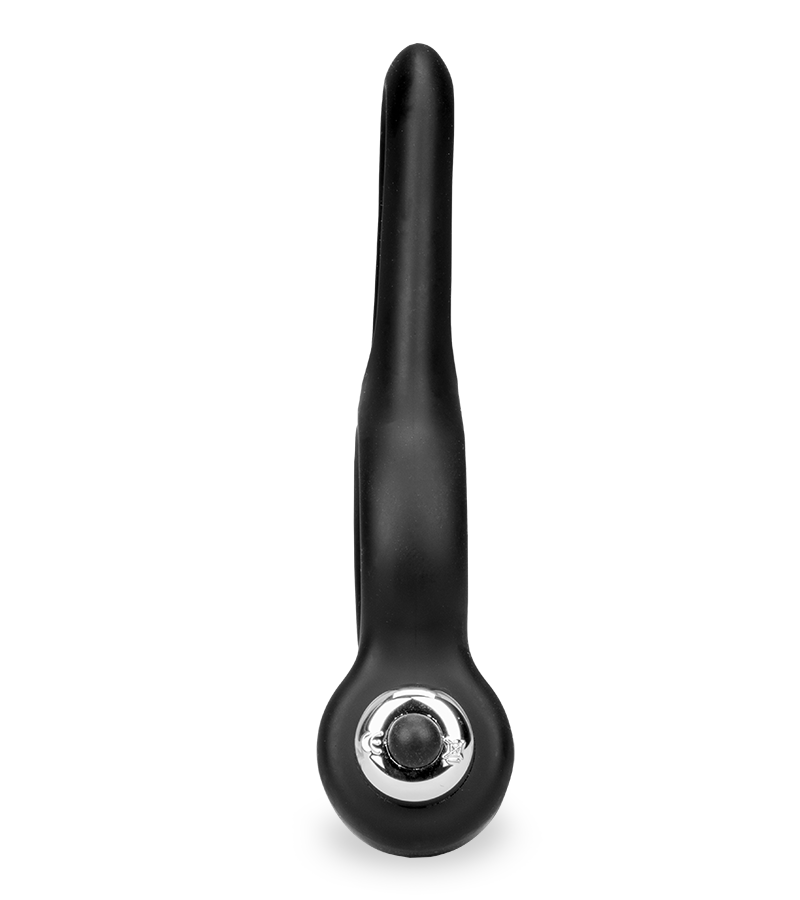 Doppel-Penisring mit Vibration aus Silikon Jaxon