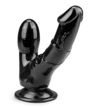 Laden Sie das Bild in den Galerie-Viewer, Doppeldildo mit Saugfuß Stallion