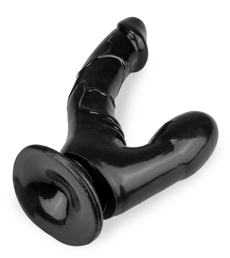 Doppeldildo mit Saugfuß Stallion