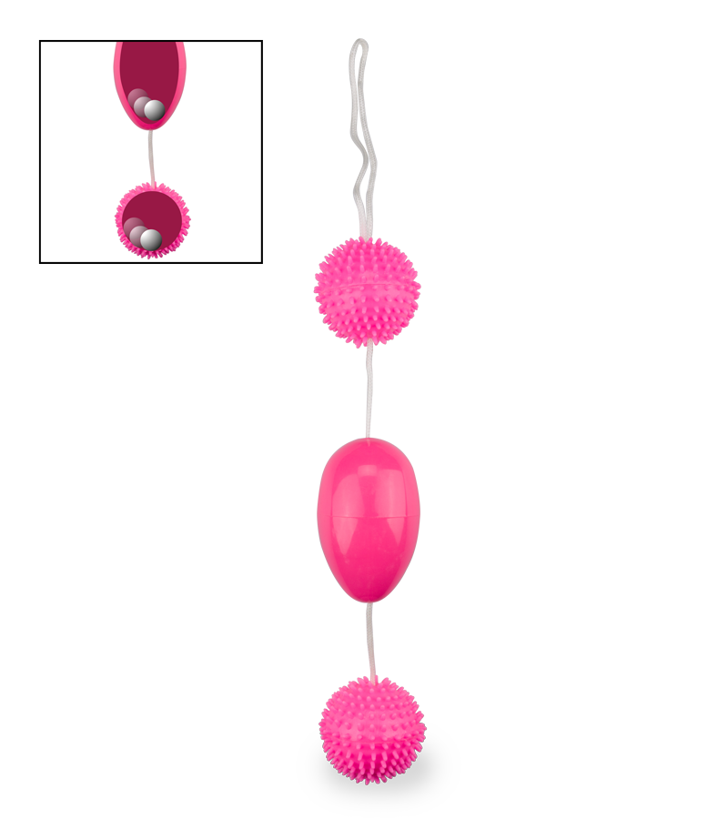 Doppelte Liebeskugeln für Anus und Vagina