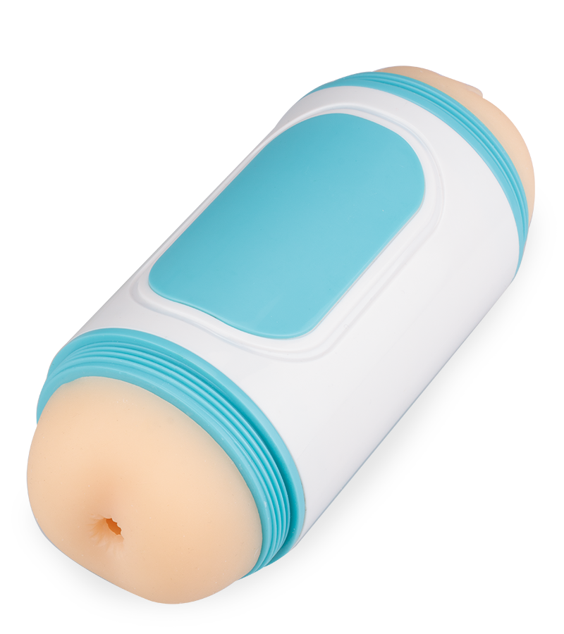 Double-Hole-Masturbator mit Saugfuß Sometimes