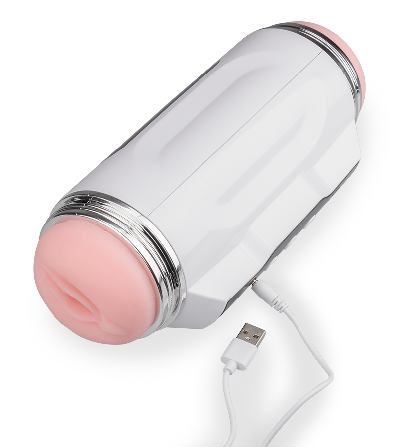 Double-Hole-Masturbator mit Stoßfunktion Party