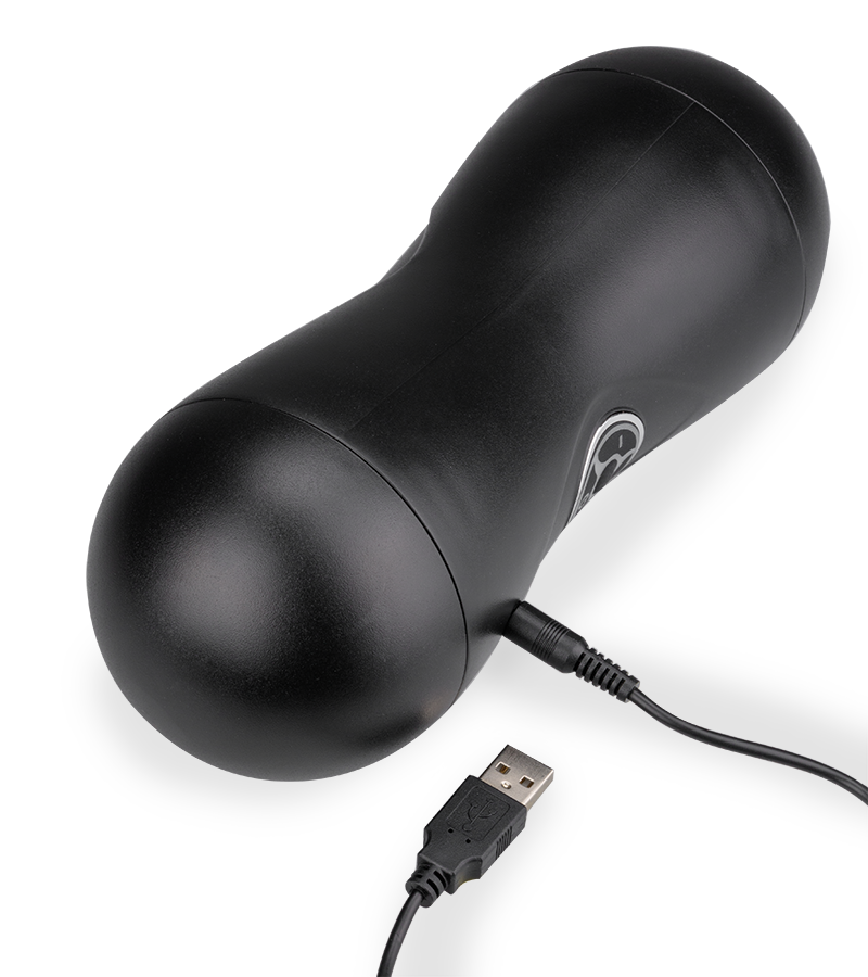 Double-Hole-Masturbator mit Vibration und Audiofunktion Juice